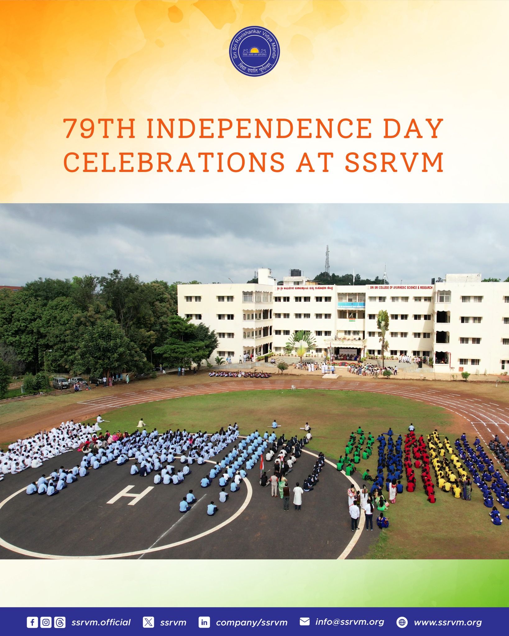 SSRVM family celebrated the 79th Independence Day