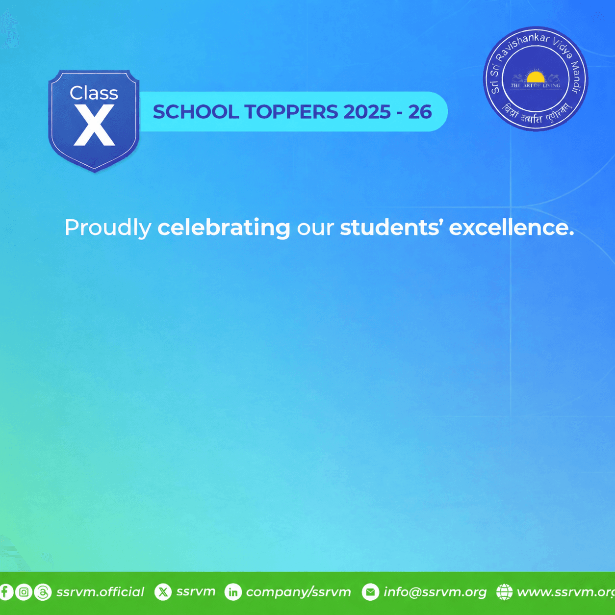 Class X SSRVM Results 2025-26