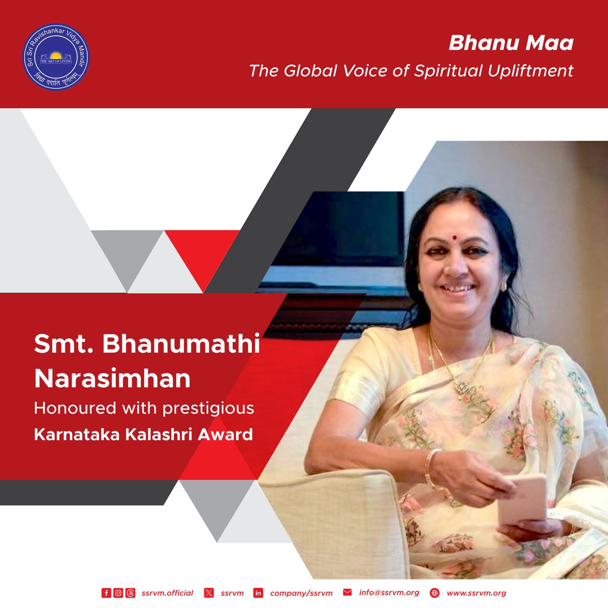 Honorary Award' at the 'Karnataka Kalasree Awards 2024-25