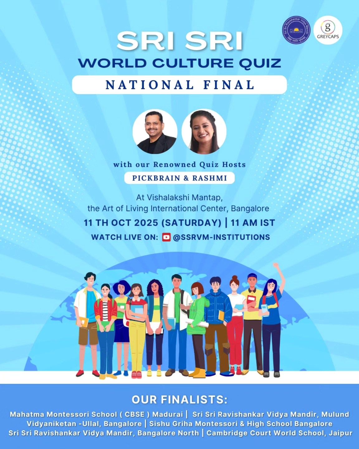 Grand finale of Sri Sri World Culture Quiz 2025 