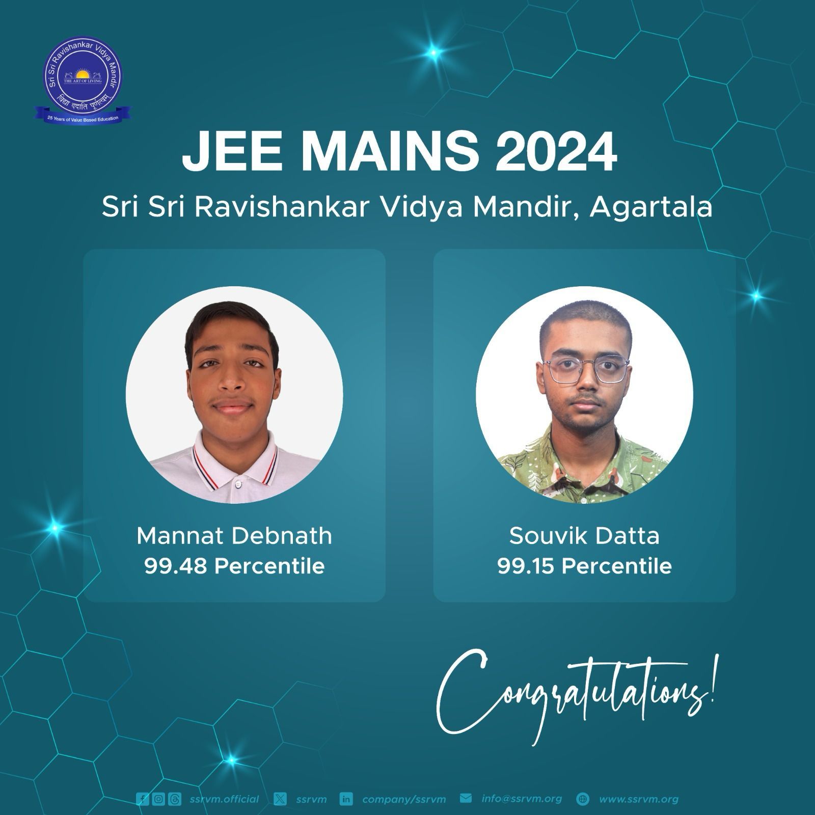 Outstanding performance in the JEE Mains 2024
