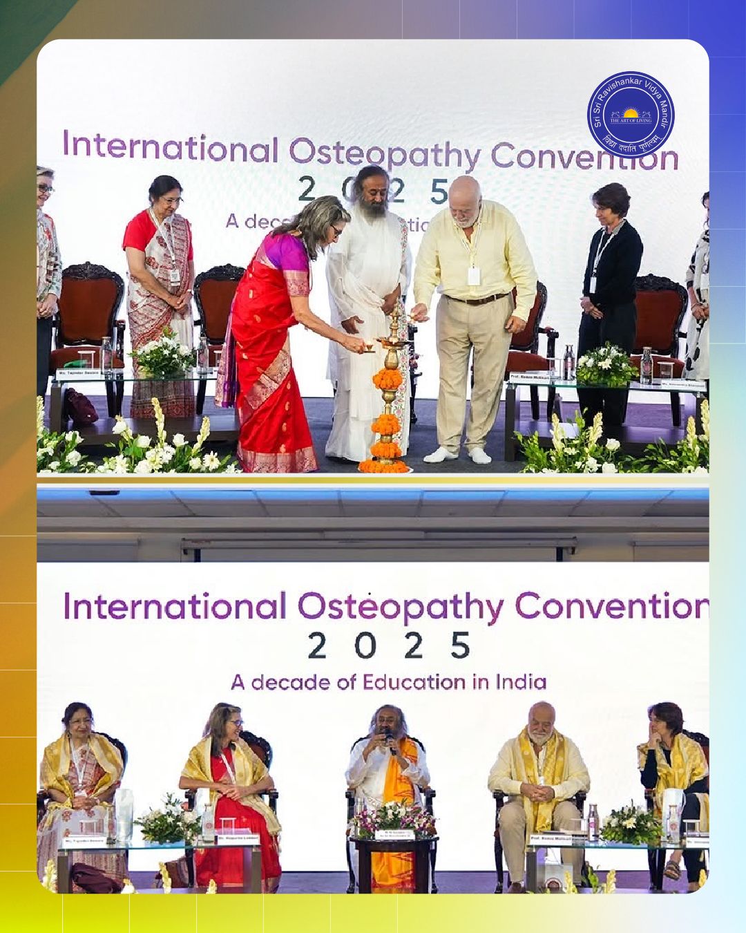 Sri Sri University hosted the historic 1st International Osteopathy 