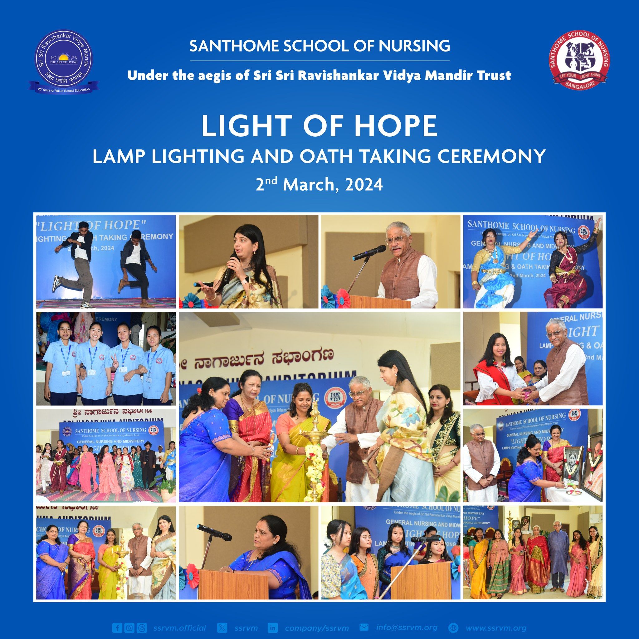 Sri Sri Institute of Nursing embarks on a new academic year