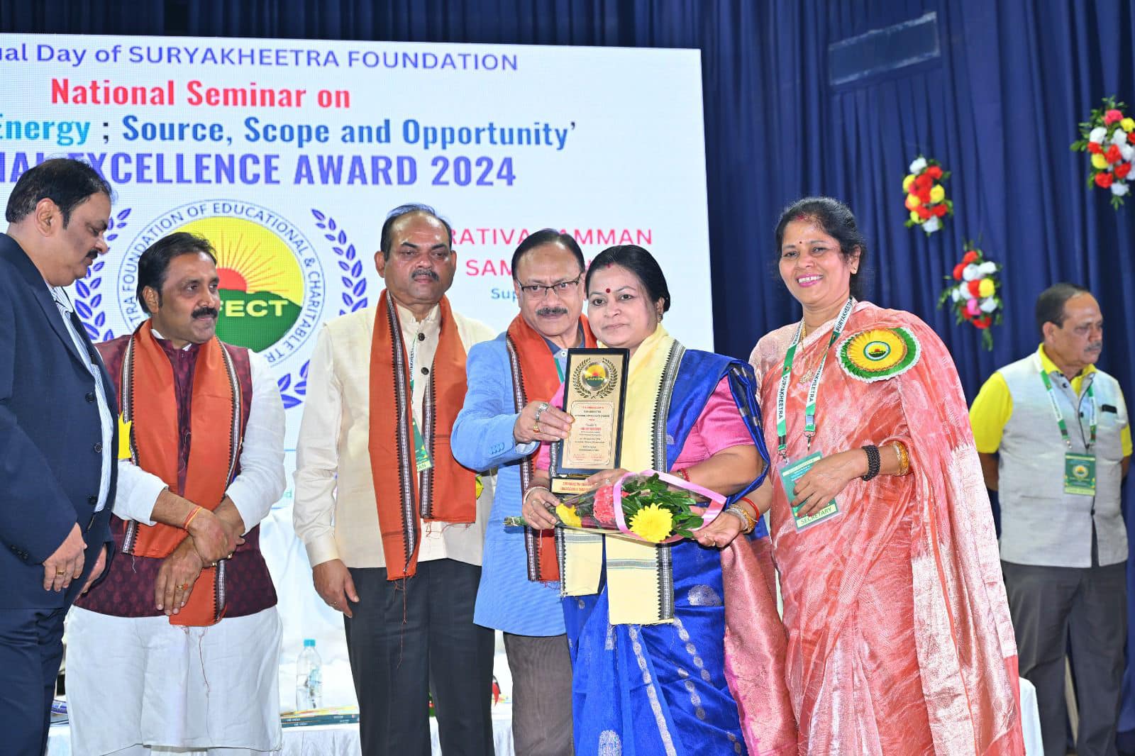 Sri Sri Academy, Cuttack, has received the prestigious Suryakheetra National Excellence Award 2024